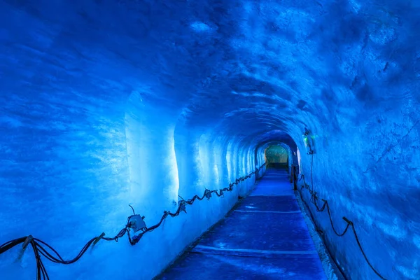 Mer Glace Glacier Chamonix France Alps Stock Picture