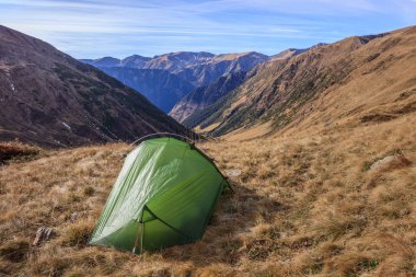Fagaras dağlar, Romanya, Avrupa'nın dağ manzarası