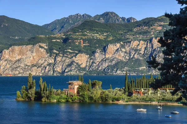 Malcesine Talya Yakınlarındaki Val Sogno Garda Gölü — Stok fotoğraf