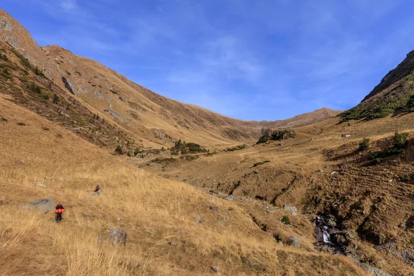 Berglandschaft Fagaras Gebirge Rumänien Europa — Stockfoto