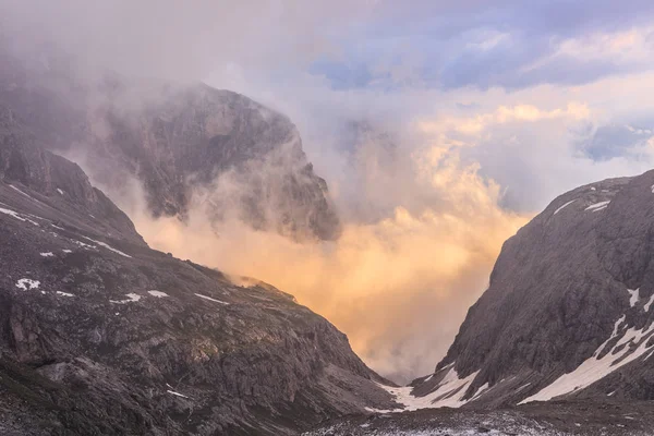 Rosetta Berg Bleka San Martino Dolomiterna Italien — Stockfoto