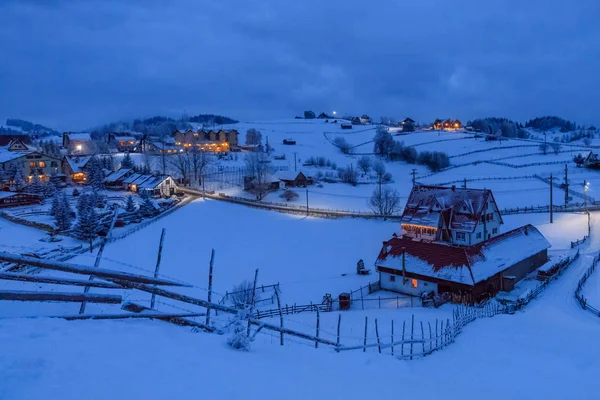 Houses Fundatica Village Brasov County Romania — Stock Photo, Image