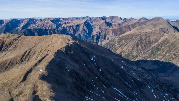 Mountain Landscape Fagaras Mountains Romania Aerial View — Stock Photo, Image