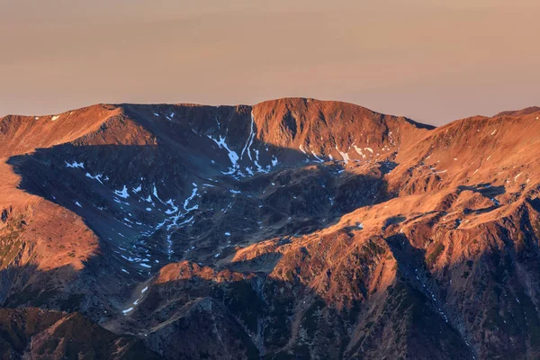 Berglandschaft Sonnenaufgang Fagaras Berge Rumänien — Stockfoto