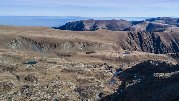 Lago Geamanu Lago Mioarelor Lago Musetescu Nelle Montagne Fagaras Romania — Foto Stock