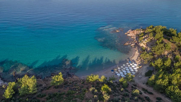 Notos beach. Thassos eiland, Griekenland — Stockfoto
