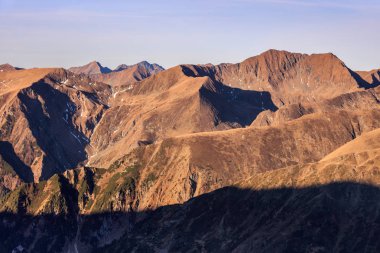 dağ manzarası fagaras Dağları, Romanya