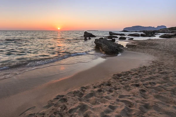Strand van Falasarna, Kreta, Griekenland — Stockfoto