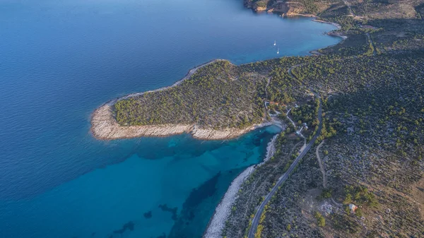 Praia de Isidora. Thassos Island, Grécia — Fotografia de Stock