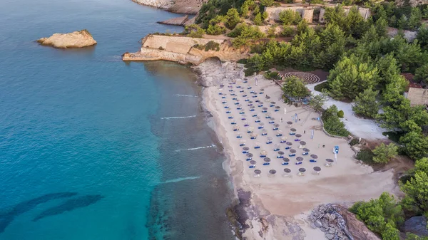 Η παραλία μετάλια. Θάσος, Ελλάδα — Φωτογραφία Αρχείου