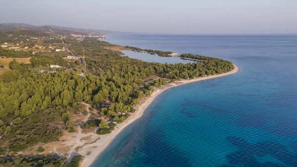 Παραλία του ΠΑΡΑΓΚΑ. Χαλκιδική, Ελλάδα — Φωτογραφία Αρχείου