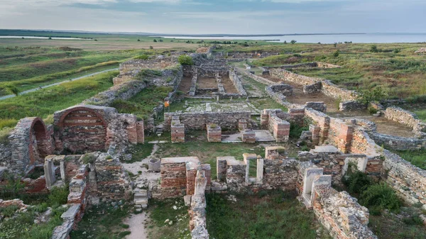 Histria fortress ruínas, Roménia — Fotografia de Stock