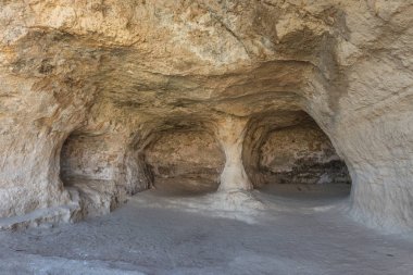 mağaralarda evler. Matera, İtalya 