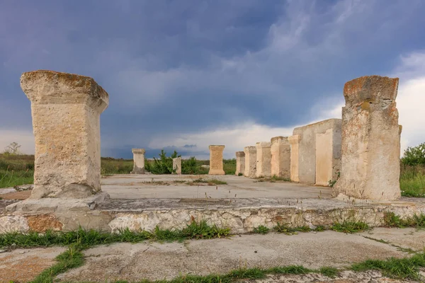 Histria Fort ruïnes, Roemenië — Stockfoto
