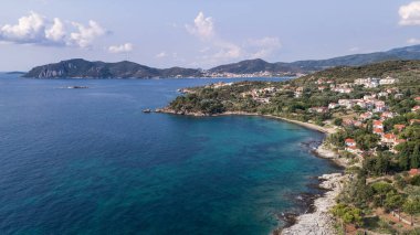Yunanistan 'ın Kavala kenti yakınlarındaki Nea Iraklitsa kıyısında.