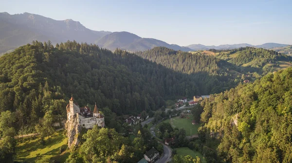 Het Middeleeuwse Kasteel Van Bran Bekend Mythe Van Dracula Brasov — Stockfoto