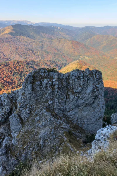 Paysage Montagne Dans Les Montagnes Piatra Craiului Roumanie — Photo