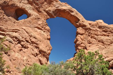 Sandsteinbogen im Arches Ulusal Parkı, Utah, Usa