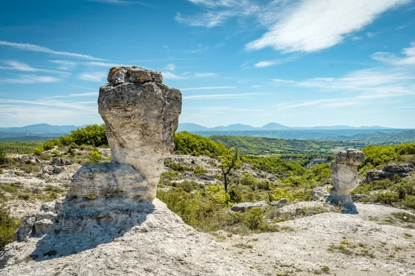 Rocas de Les Mourres Forcalquier — Foto de Stock