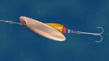 Balık yemi suya, 3d animasyon