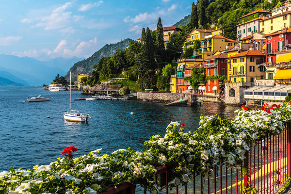 Varenna, small town on lake Como, Italy