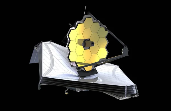 Das James Webb Weltraumteleskop Jwst Oder Webb Illustration Elemente Dieses — Stockfoto