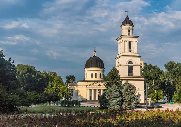 Hlavní Ústřední Katedrála Kaple Město Chisinau — Stock fotografie