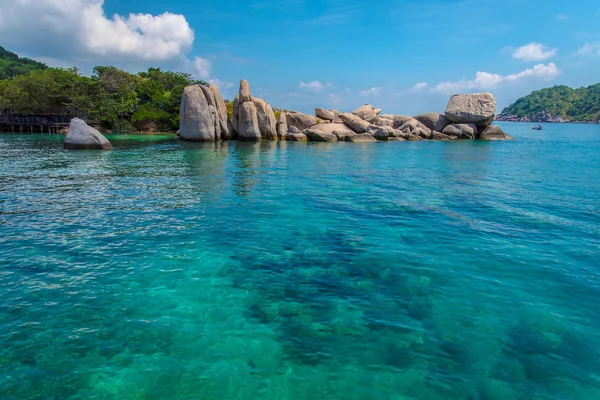 Transparante Zeker Sea Koh Tao Island Thailand — Stockfoto