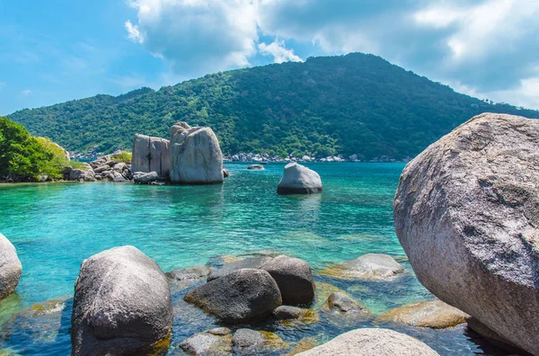 Nangyuan Koh Tao Islands Mooie Stenen Thailand — Stockfoto