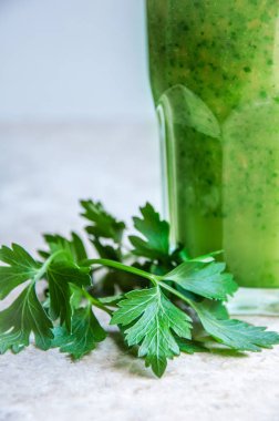 Maydanoz ile yeşil smoothies