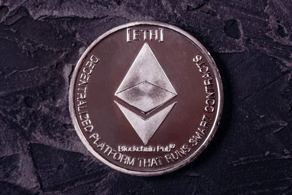 Bozuk para cryptocurrency Ethereum portre