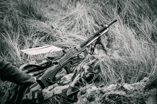 La ametralladora del Ejército Alemán de la producción checa de bl — Foto de Stock