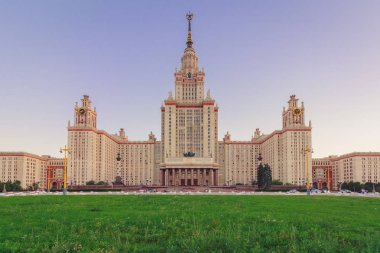 Sovyet mimari Msu Moskova'da bina