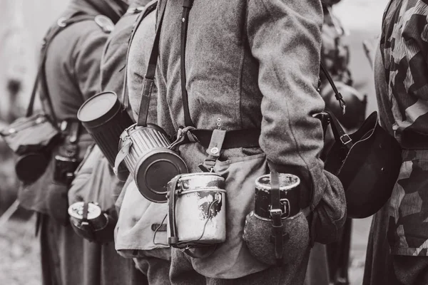 Uniformes auxiliares Sodat Wehrmacht — Fotografia de Stock
