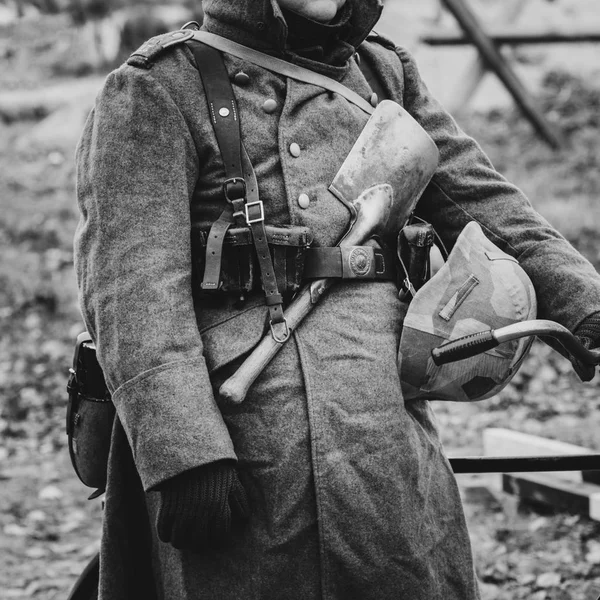 Soldado alemão uniforme Segunda Guerra Mundial — Fotografia de Stock