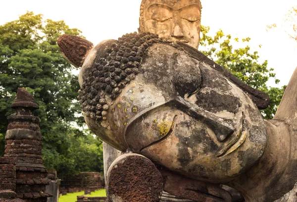 Buddha Kamphaengphet Historical Park Nong Pong District Kamphaeng Phet Province — Stock Photo, Image