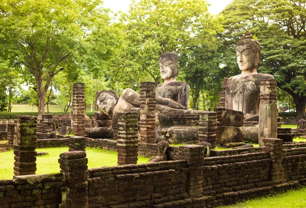 Buddha Kamphaengphet Historical Park Nong Pong District Kamphaeng Phet Province — Stock Photo, Image