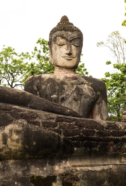 Buddha Kamphaengphet Historiska Park Nong Pong Distriktet Kamphaeng Phet Provinsen Royaltyfria Stockbilder