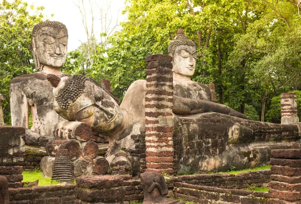 Buddha Kamphaengphet Historiska Park Nong Pong Distriktet Kamphaeng Phet Provinsen Stockbild