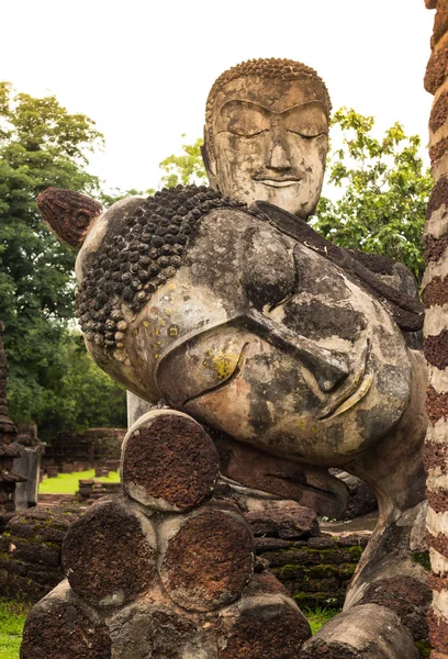 Buddha Kamphaengphet Historiska Park Nong Pong Distriktet Kamphaeng Phet Provinsen Stockbild