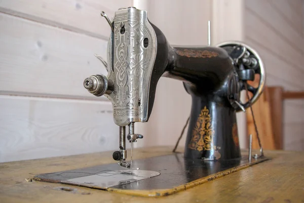 Όμορφα Ρετρό Ραπτομηχανή Για Σχεδιασμός Υφασμάτων Vintage Φως Φόντο Σχεδιασμός — Φωτογραφία Αρχείου