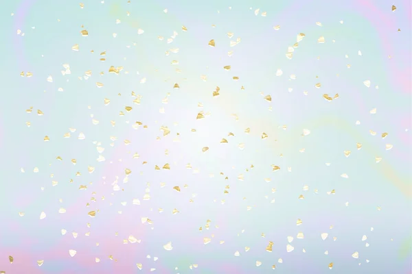 Confete Brilhante Dourado Fundo Holográfico Vidro Claro Estilo Moderno Sparkles — Fotografia de Stock