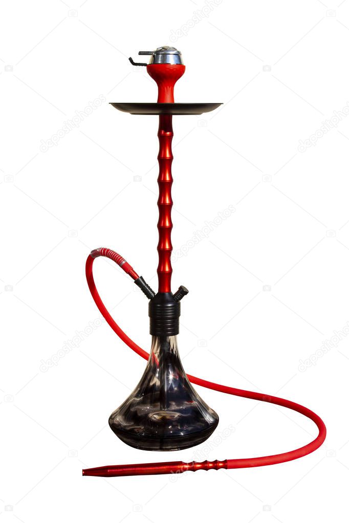 Hookah for smoking isolated on white background