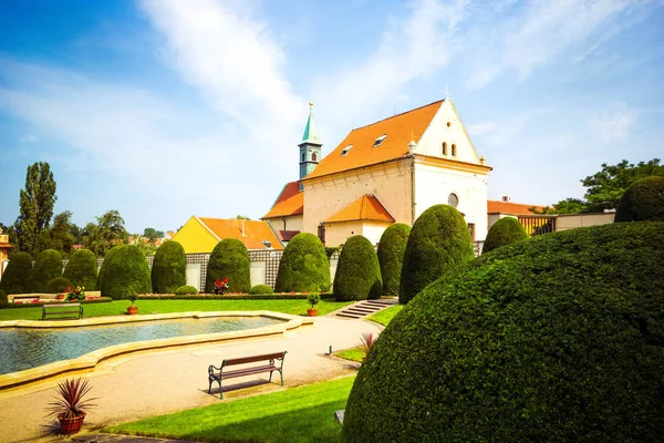 Belos Jardins Palácio Czernin Praga República Checa — Fotografia de Stock