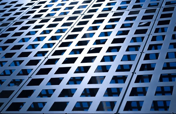 Exterior Moderno Futurista Metal Blanco — Foto de Stock