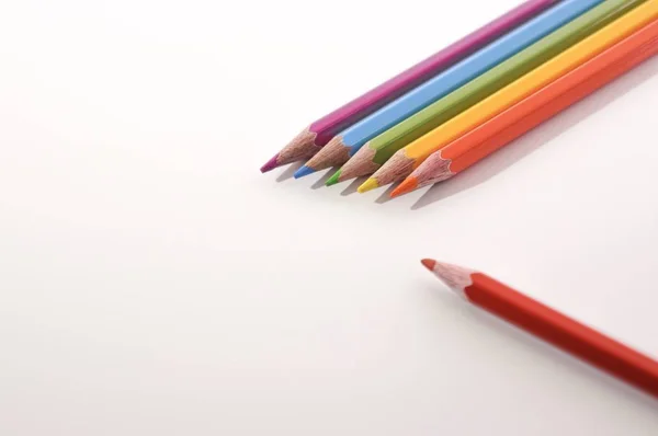 Pencils Lgbt Raibow Colors — Stock Photo, Image