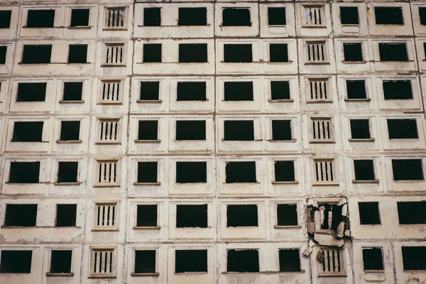 Oavslutade Flervåningshus Lämnade Efter Kollapsen Den Sovjetiska Unionen Som Monumentet — Stockfoto
