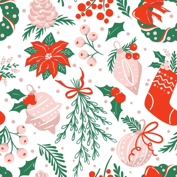 Christmas seamless pattern Stock Vector Image by ©tets #14216319