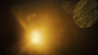 Soyut doğa bokeh arka plan. Günbatımı ışığı, Güneş objektif mercek parlamaları.