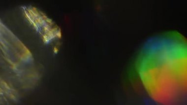 Hareketli ve yansıması ve ışıklar değiştirme renkli holografik folyo.